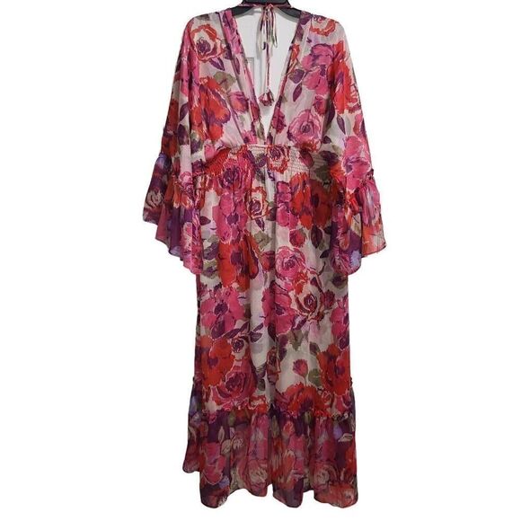 MISA LOS ANGELES SHADI DRESS - FLORAL BURST, sz med - Picture 5 of 16